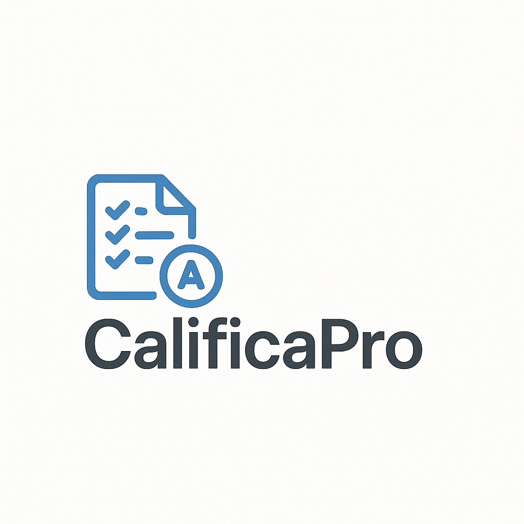 CalificaPro Dashboard